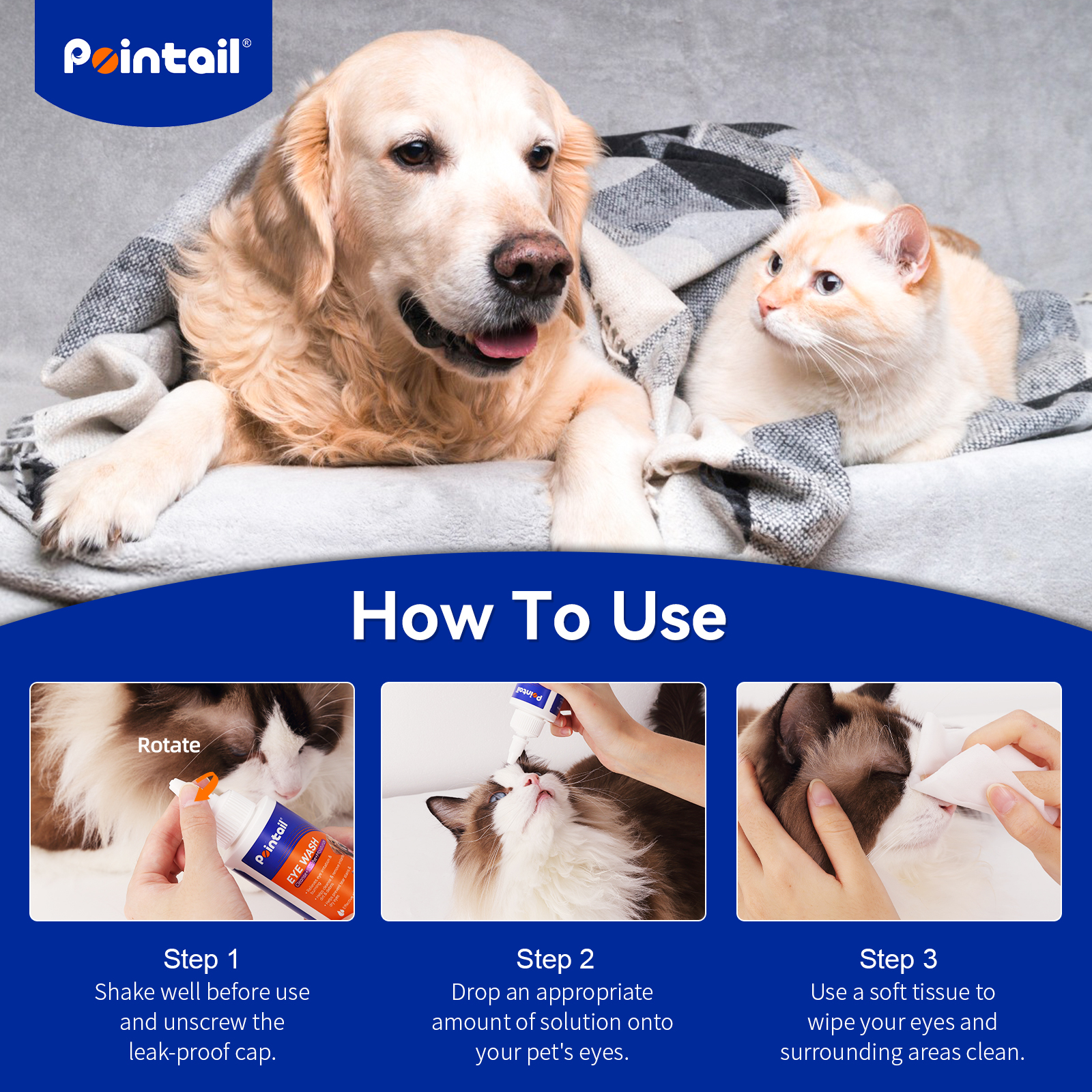 Pointail Eye Wash