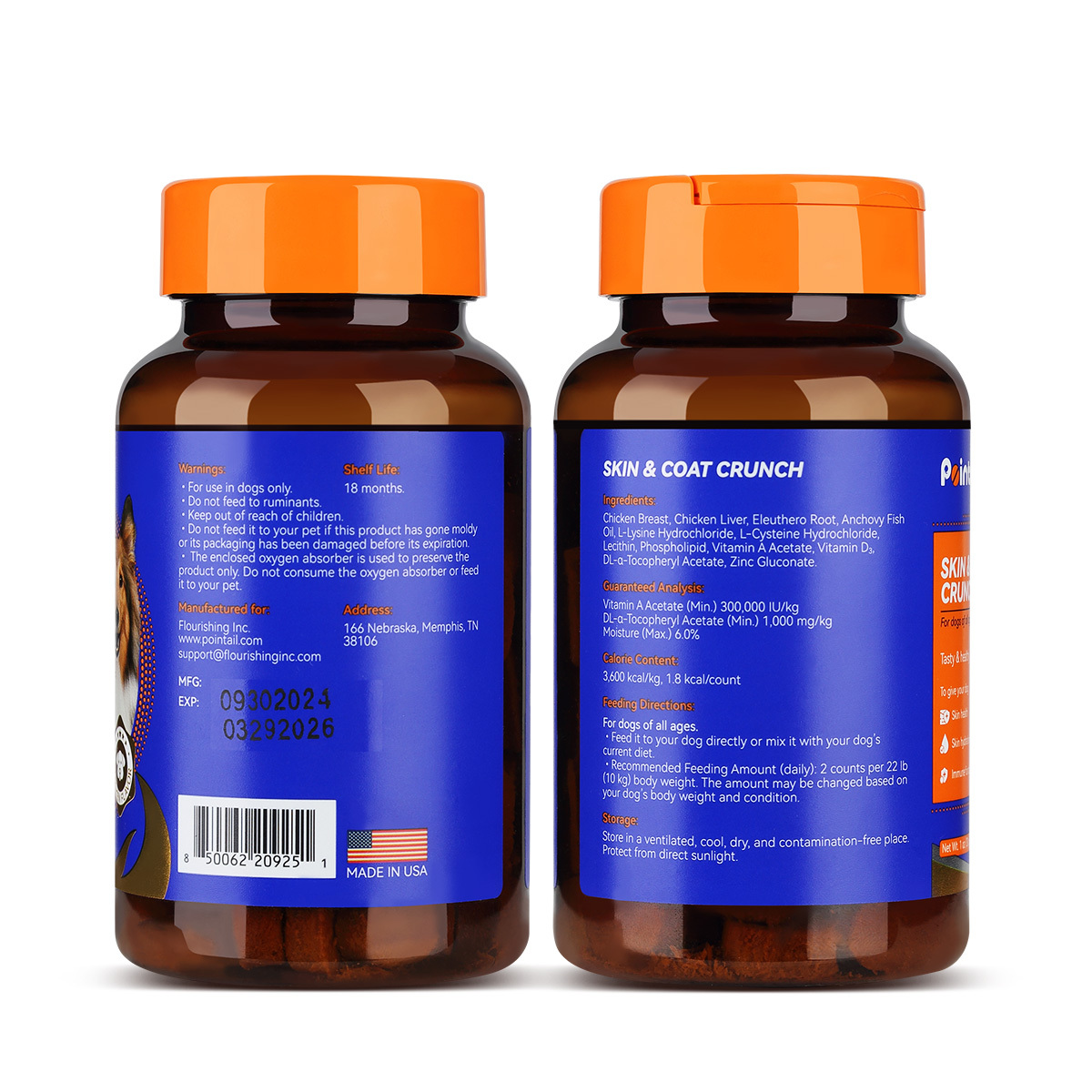Skin & Coat Crunch for Dogs of All Ages