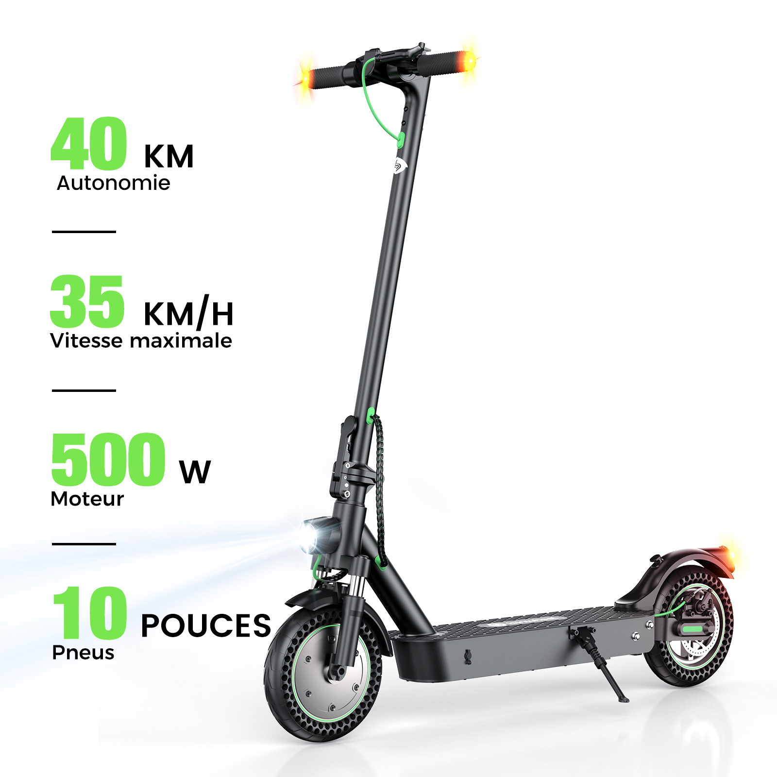 S9MAX Trottinette électrique 500W avec App Control