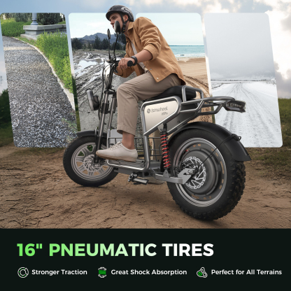isinwheel H7Pro Trottinette électrique 1200W avec siège