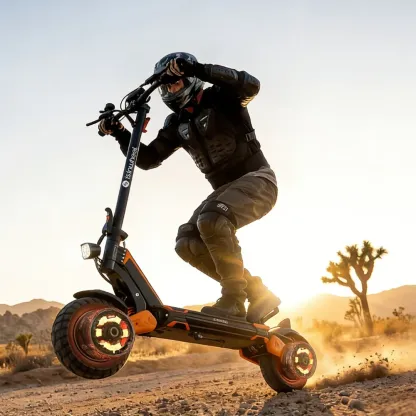 isinwheel GT1 DUAL Trottinette électrique tout-terrain à double moteur 1600W