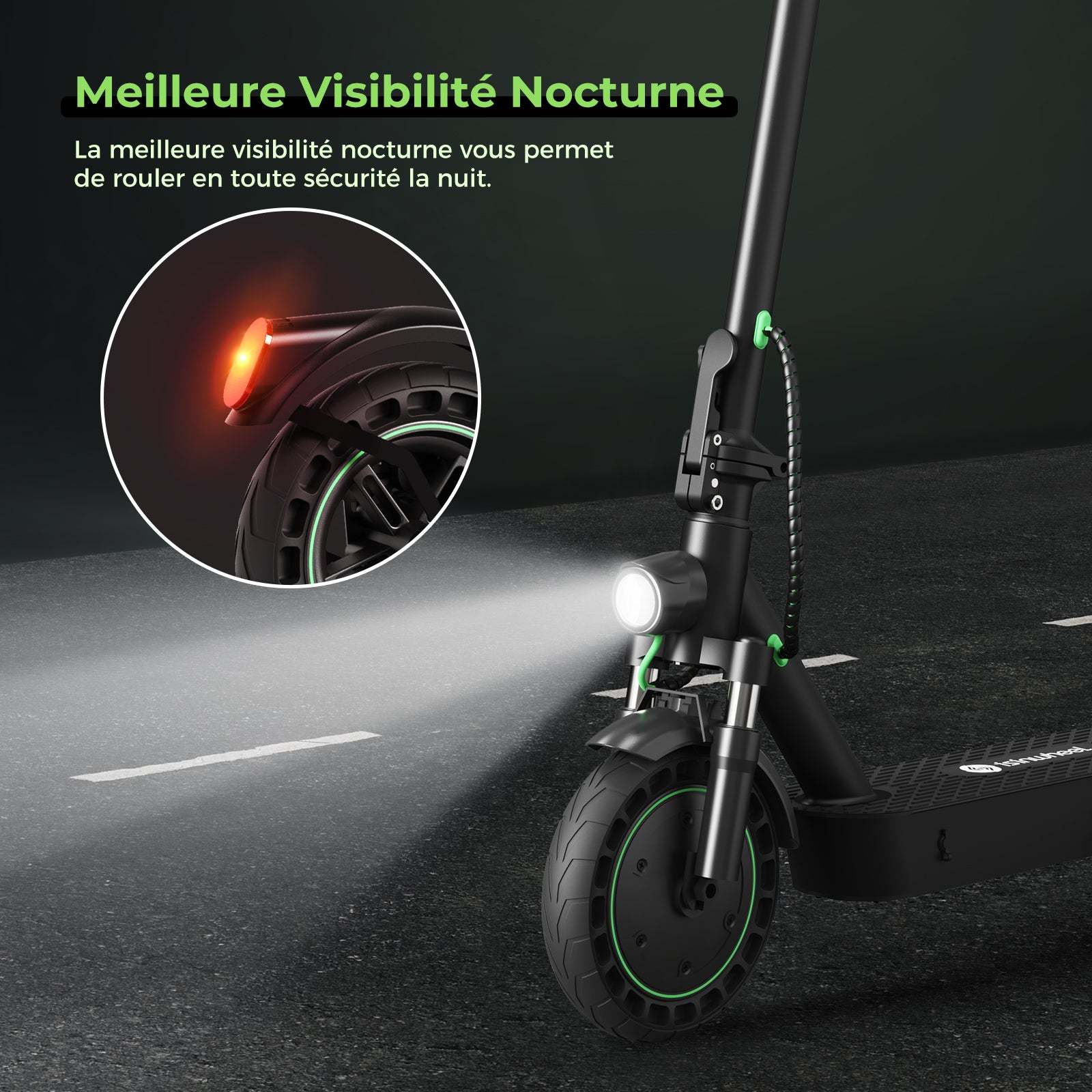 S9MAX Trottinette électrique 500W avec App Control