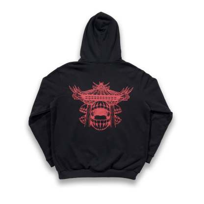Reversible Anime Embroidered Sweatshirt