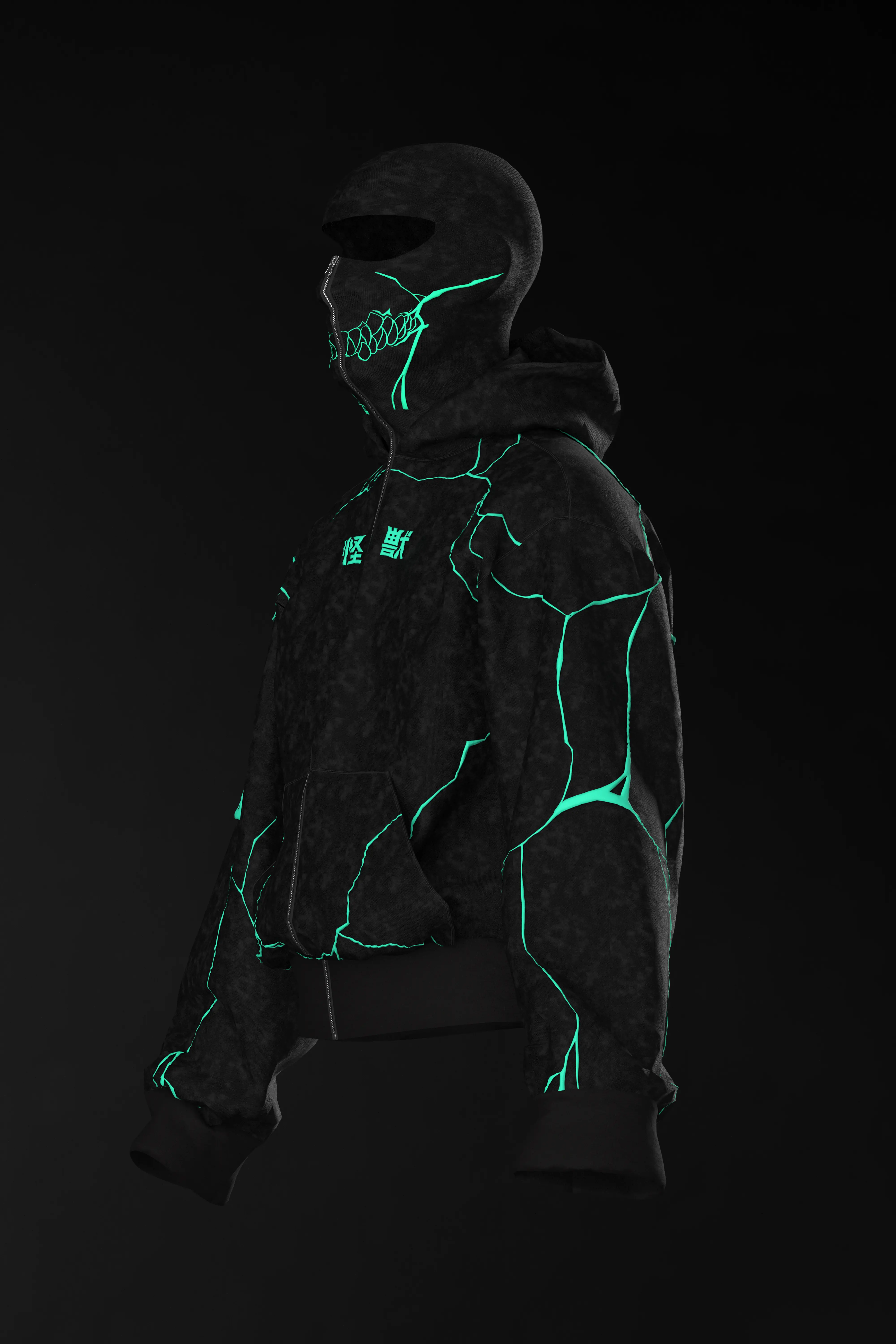 Kaiju No.8 Vintage Zip Hoodie