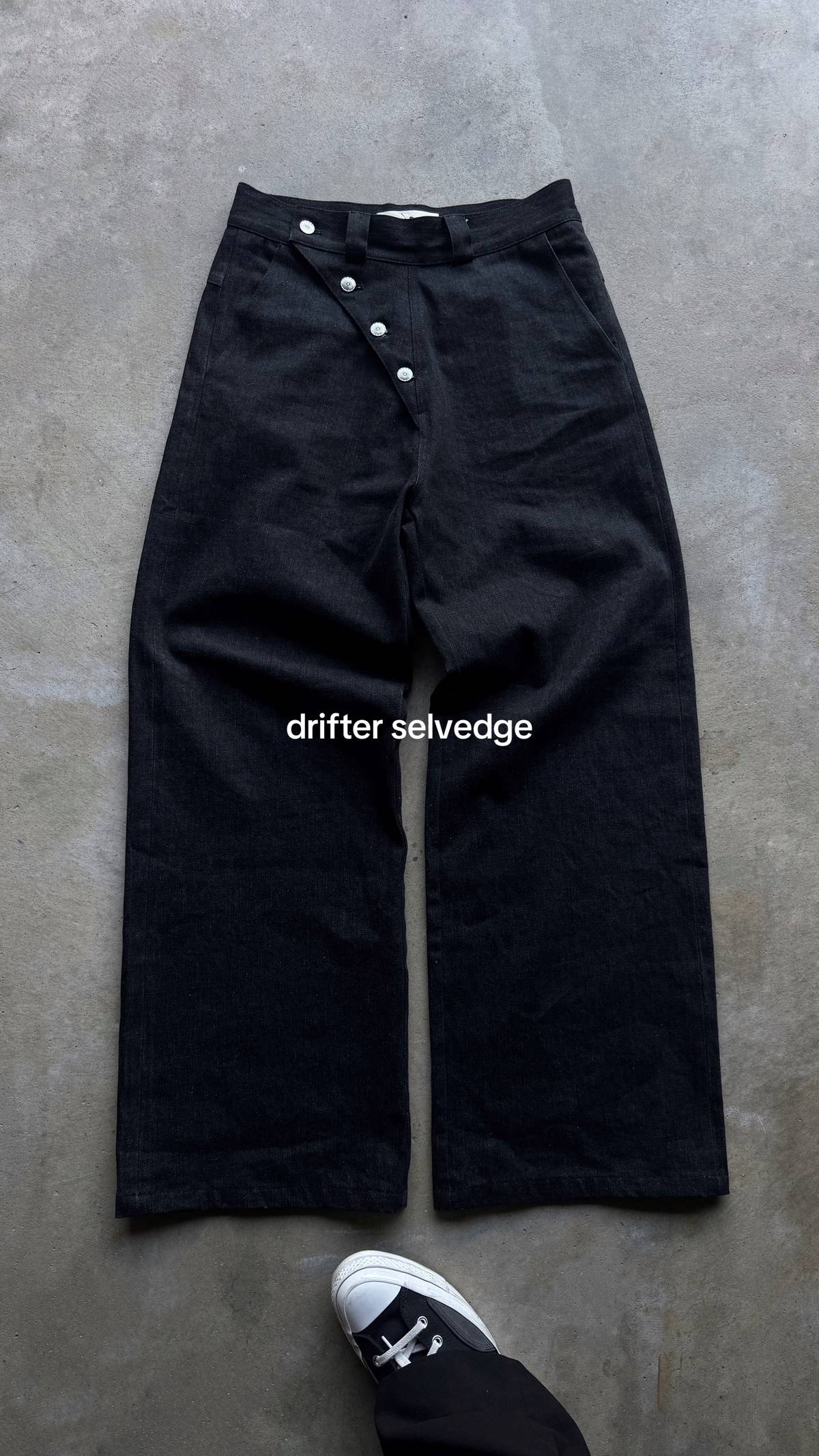 black selvedge denim
