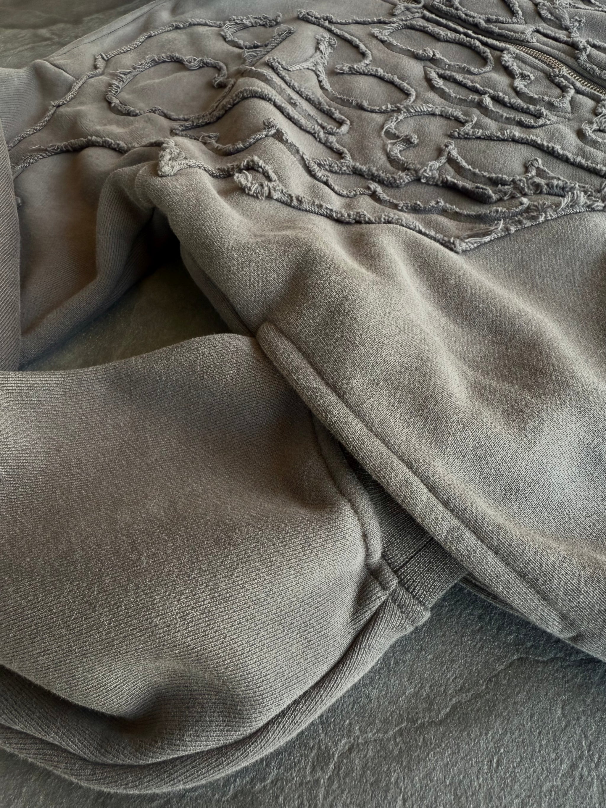 Embroidered Zip-Up