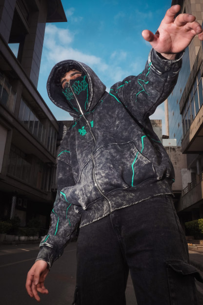 Kaiju No.8 Vintage Zip Hoodie