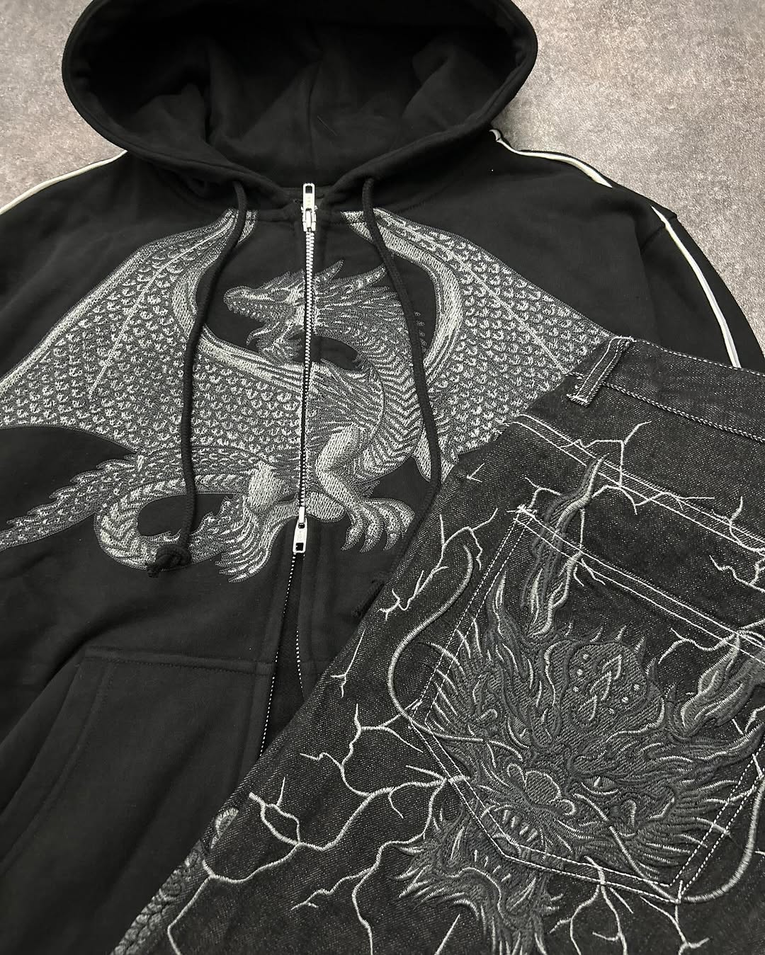 DRAGON DENIM SUIT