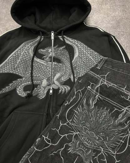 DRAGON DENIM SUIT