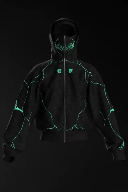 Kaiju No.8 Vintage Zip Hoodie