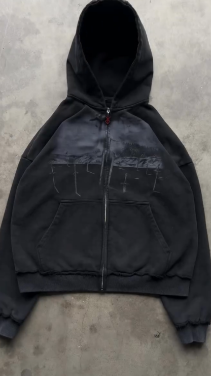 Berserk sword hill zip up