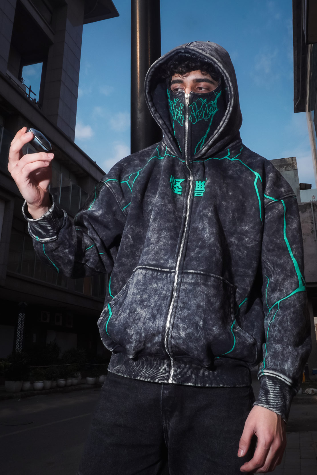 Kaiju No.8 Vintage Zip Hoodie