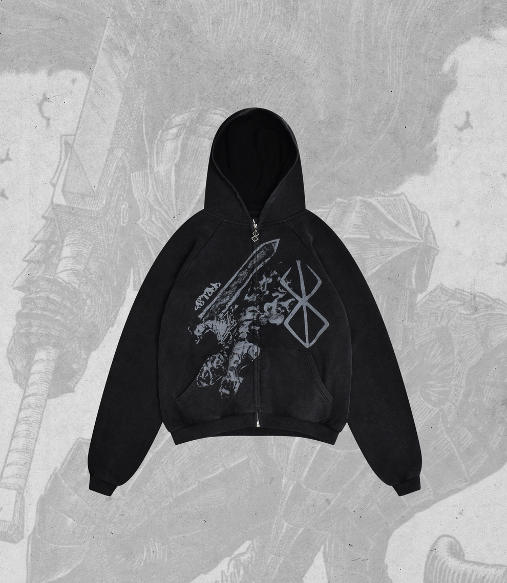 【Preorder】BERSERK ZIP UP HOODIE-Ship on Feb 20th