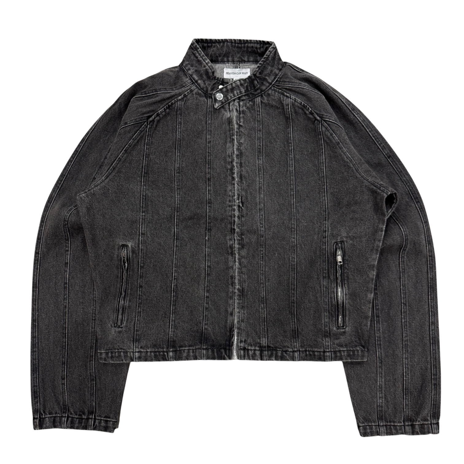 STRIPED STONEWASHED JACKET