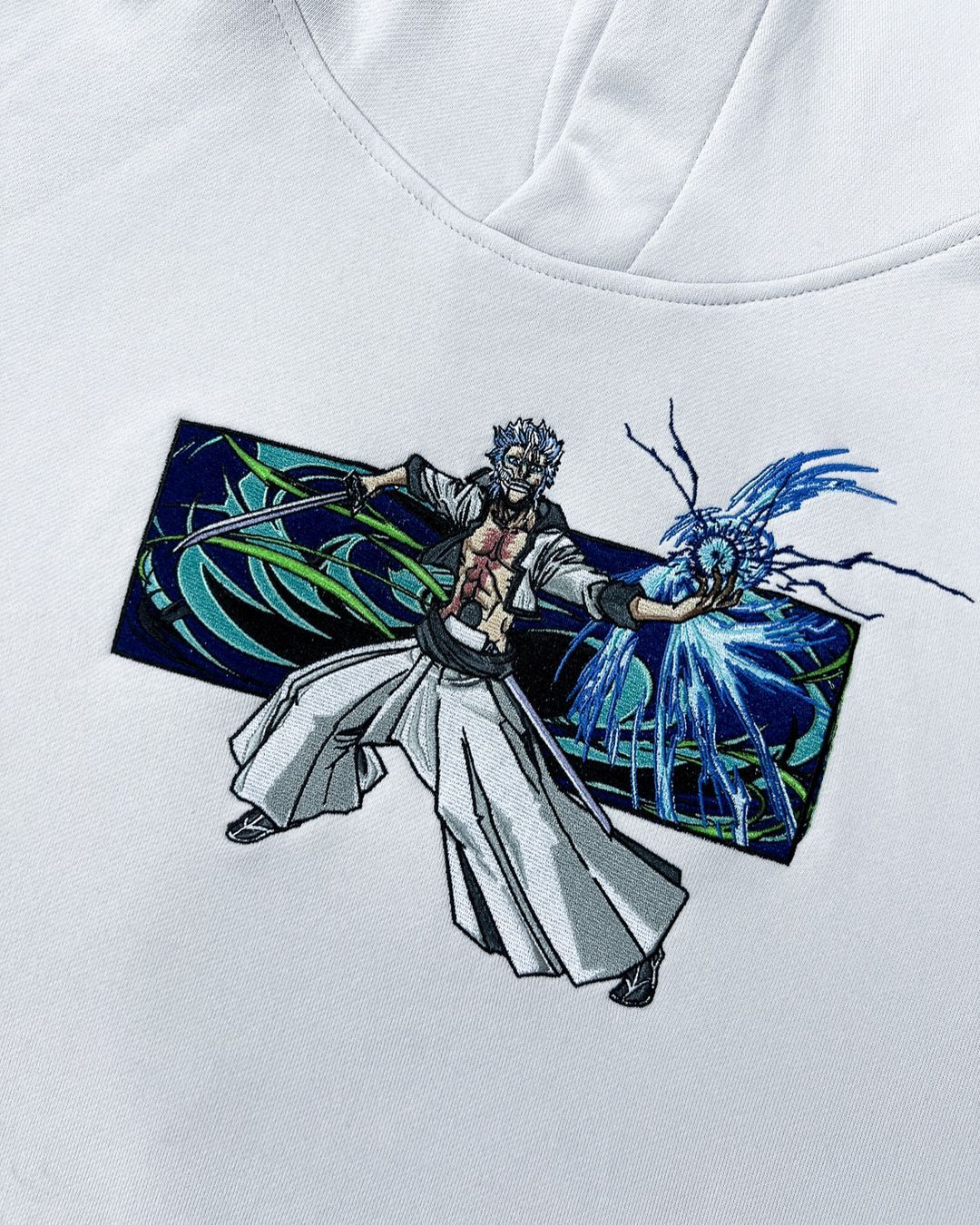 “sexta espada” off white hoodieBleach Eightcle