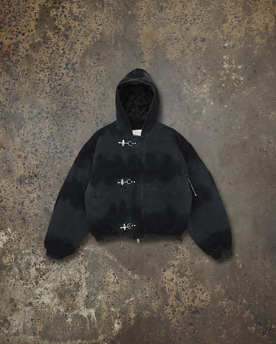 CANVAS CLASP WORKWEAR BOMBER JACKET