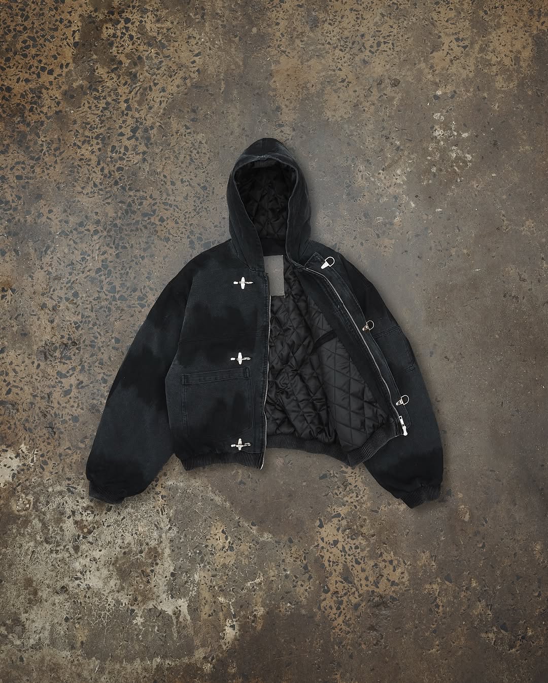 CANVAS CLASP WORKWEAR BOMBER JACKET