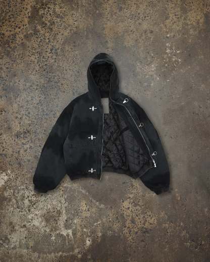 CANVAS CLASP WORKWEAR BOMBER JACKET