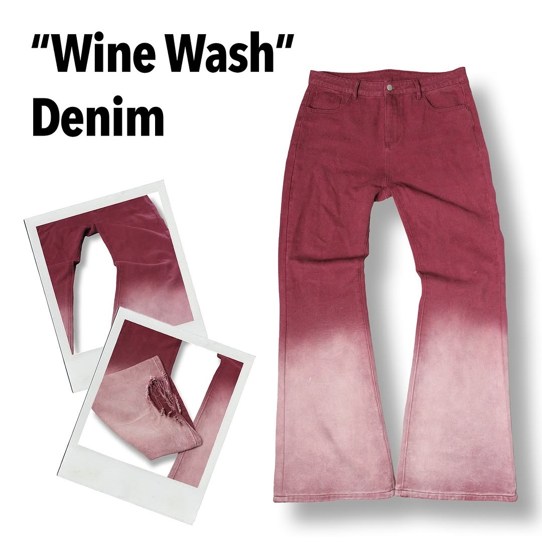 Wine Wash"Denim