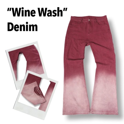 Wine Wash"Denim