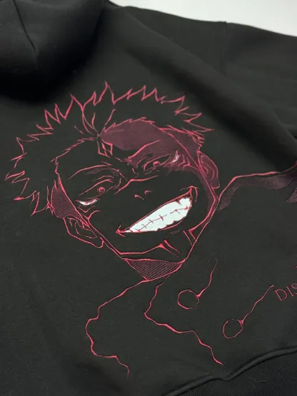 JJK Embroidered Hoodie