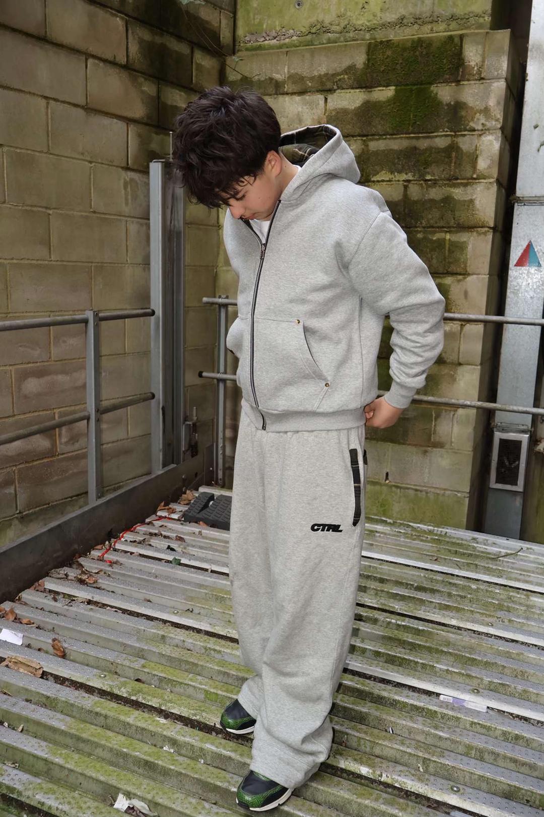 Reversible zip up and button up joggers