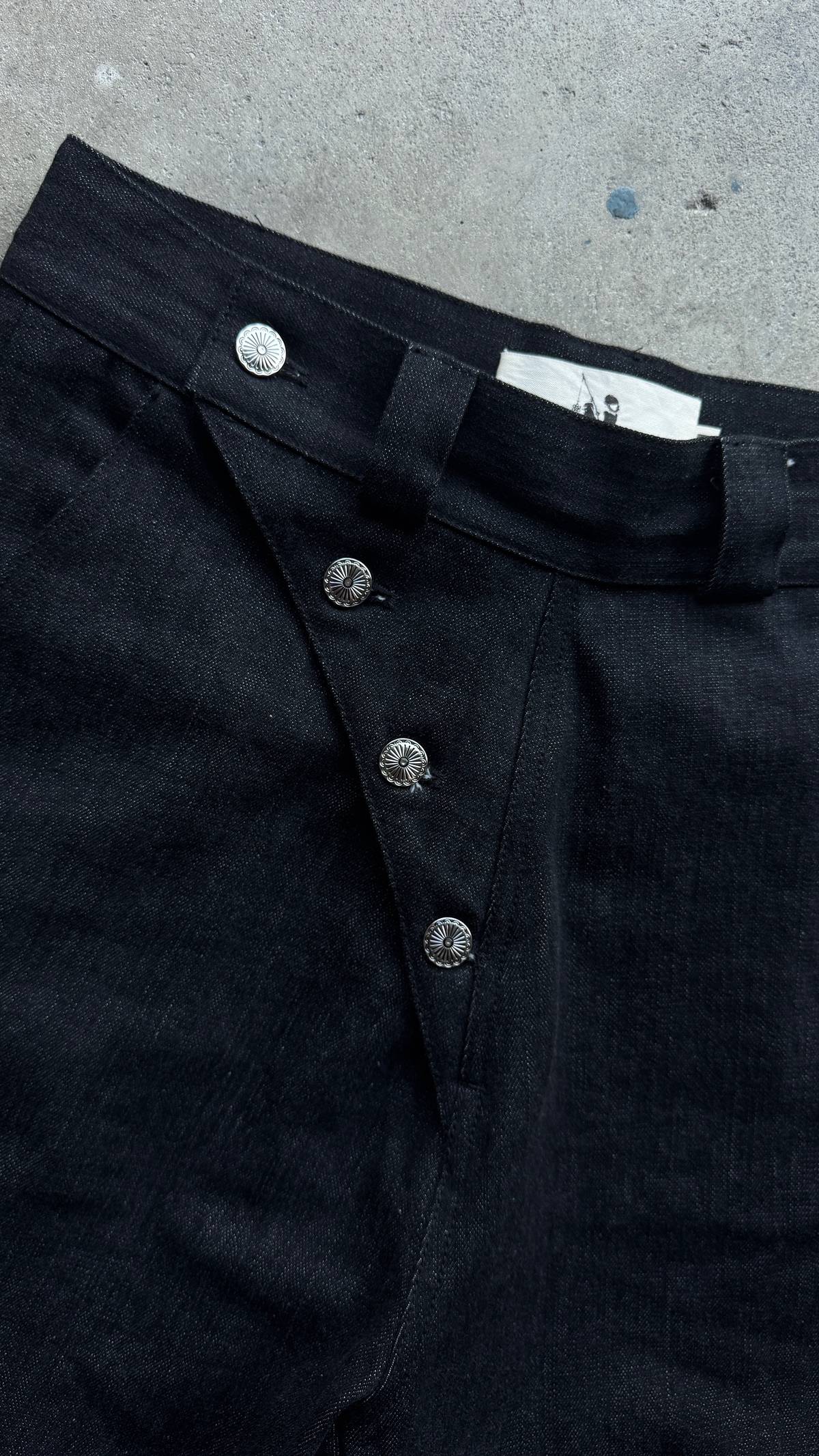 black selvedge denim