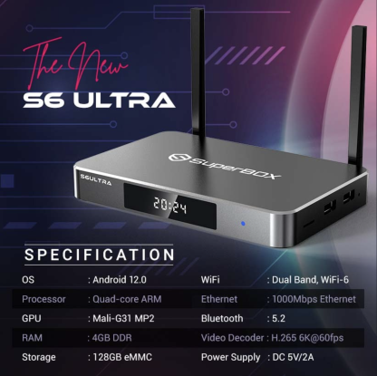 2025 Superbox S6 Ultra (Most-Popular)
