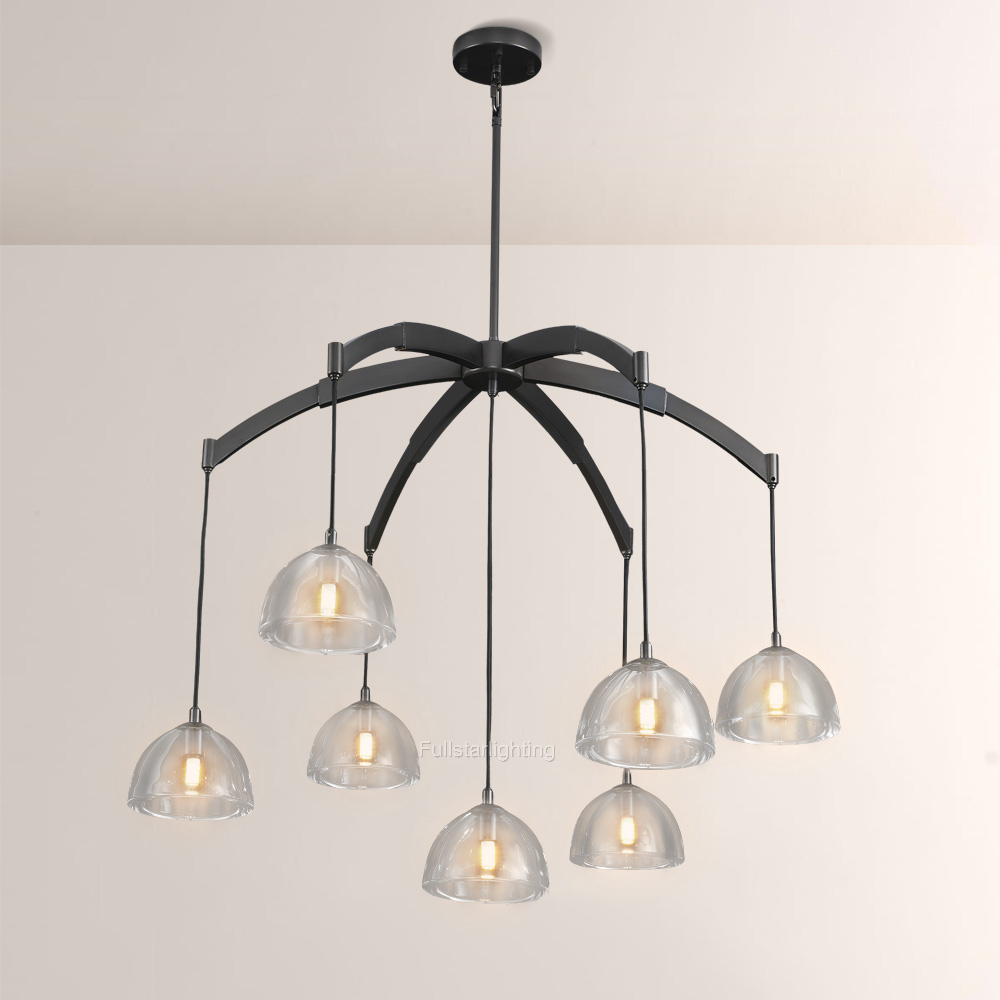 Hemisphere Round Chandelier 36''-Fullstarlighting
