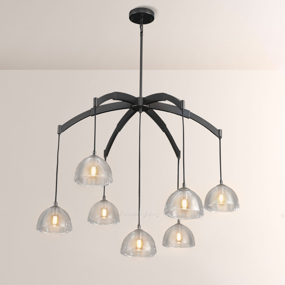 Hemisphere Round Chandelier 36''-Fullstarlighting