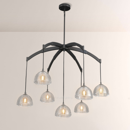 Hemisphere Round Chandelier 36''-Fullstarlighting