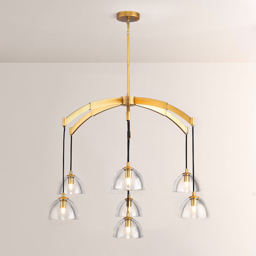 Hemisphere Round Chandelier 36''-Fullstarlighting
