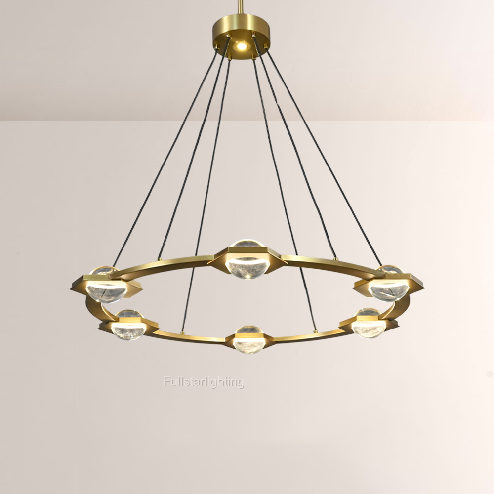 Genius Round Chandelier 48"-Fullstarlighting