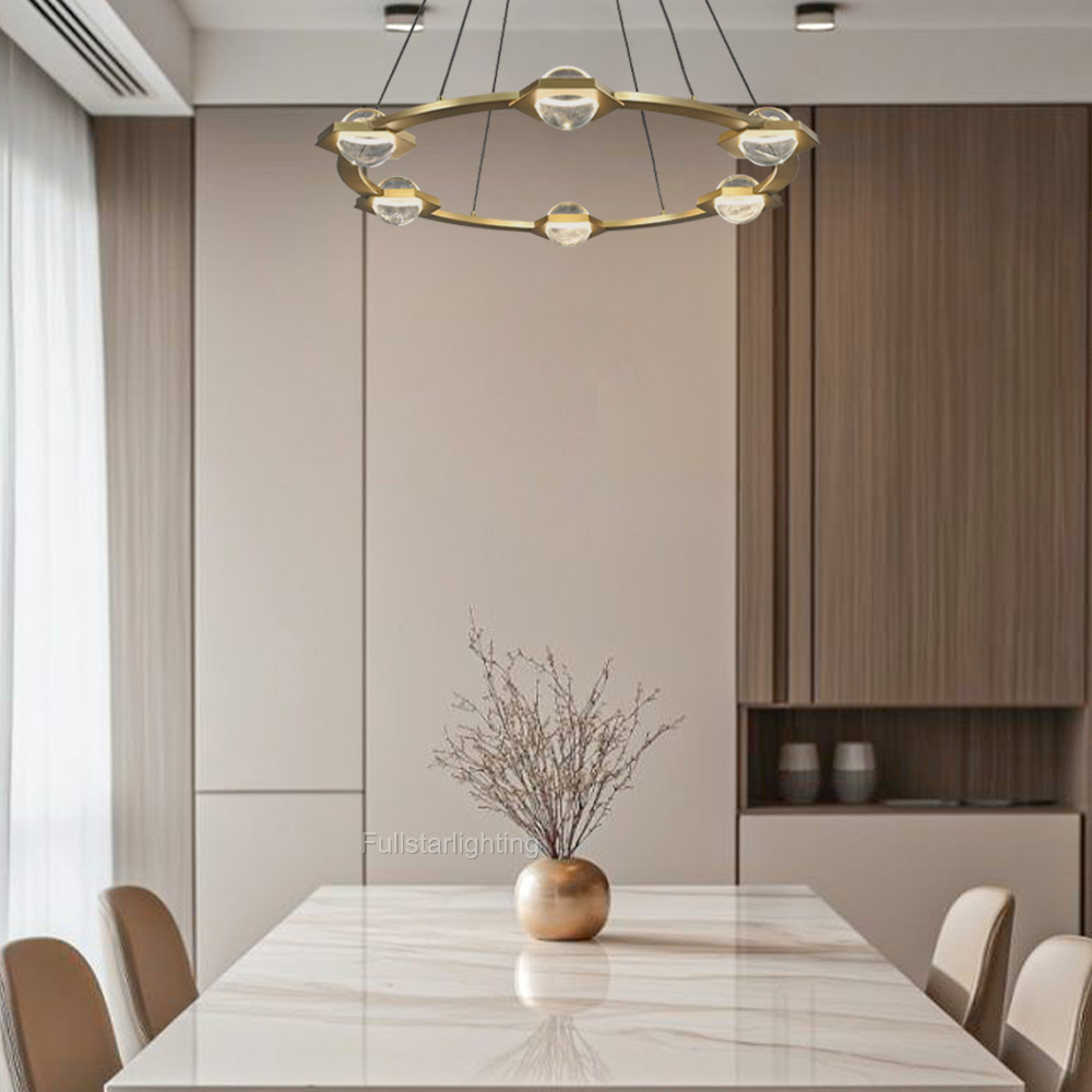 Genius Round Chandelier 48"-Fullstarlighting