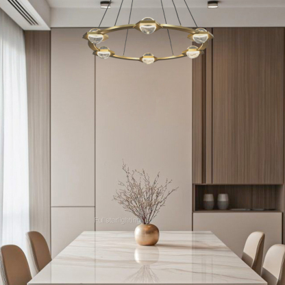 Genius Round Chandelier 48"-Fullstarlighting