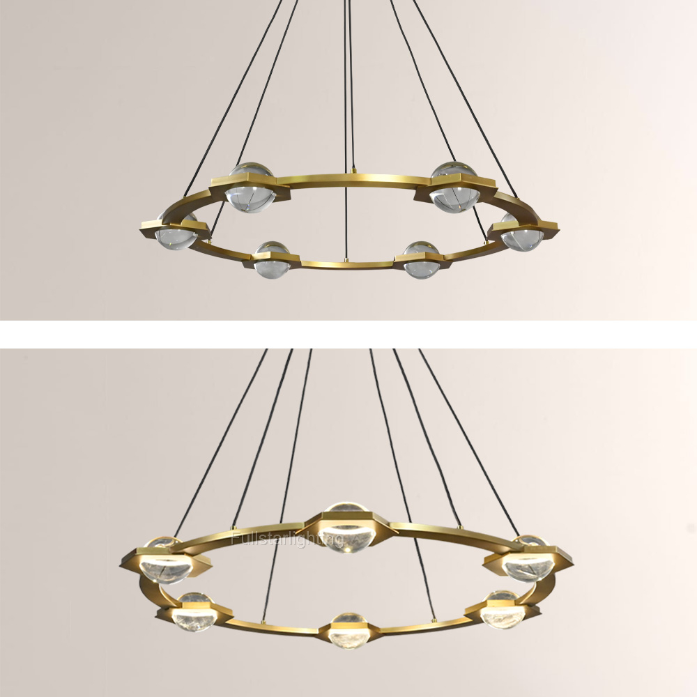 Genius Round Chandelier 48"-Fullstarlighting