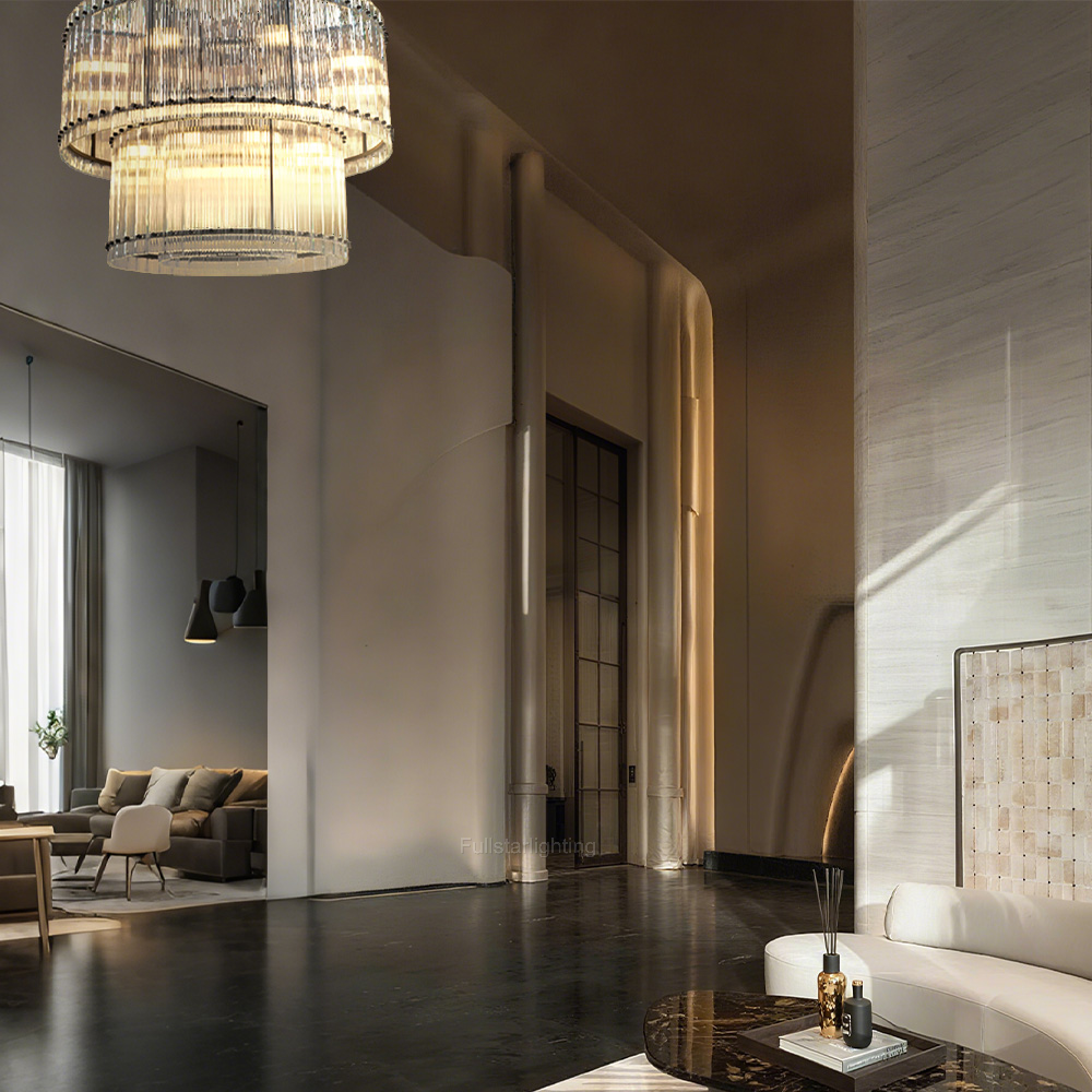 Mara Two-Tier Luxury Round Chandelier 37''-Fullstarlighting