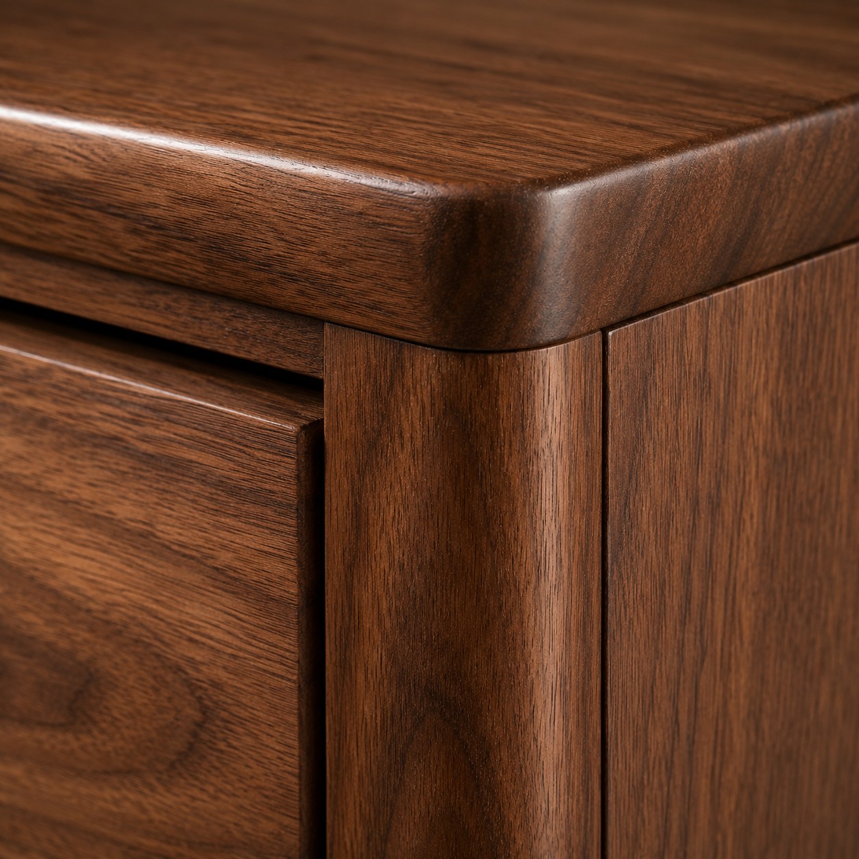 Furniture wood structure detail