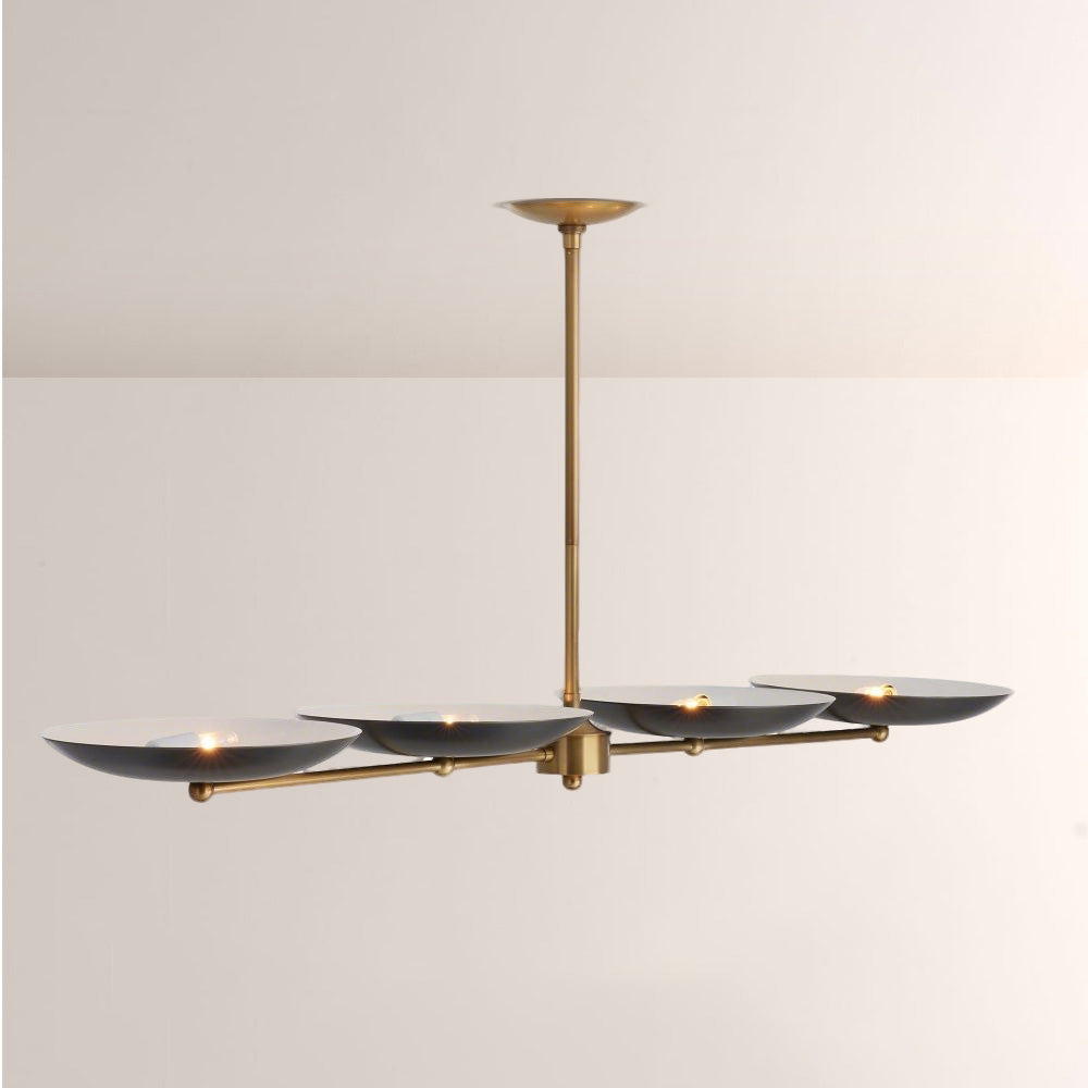 Griffith Bronze Linear Chandelier-Fullstarlighting