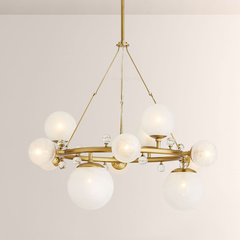 Troolm Round Chandelier-Fullstarlighting
