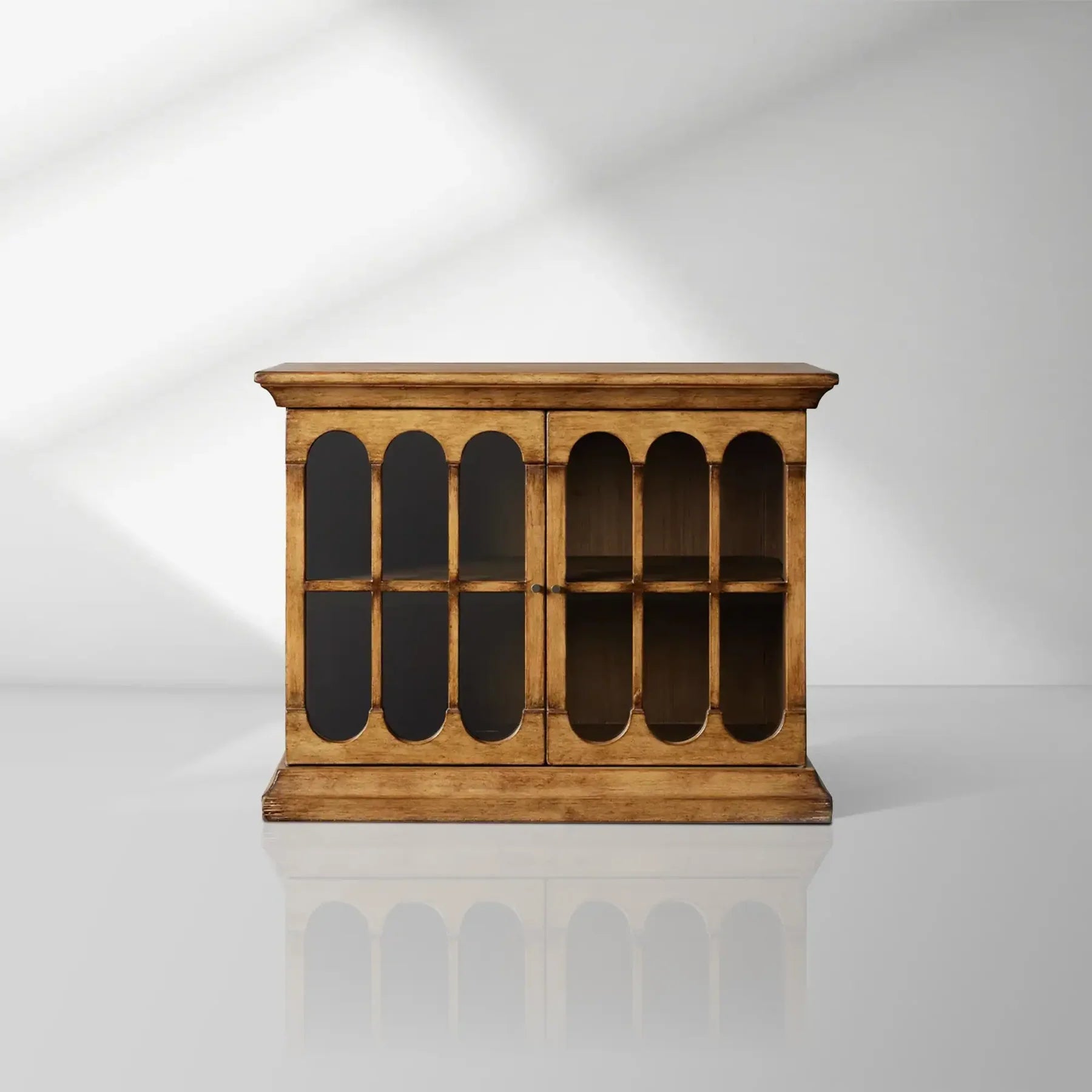 Merritt Low Dining Buffet Cabinet Solid Pine Sideboard-Fullstarlighting