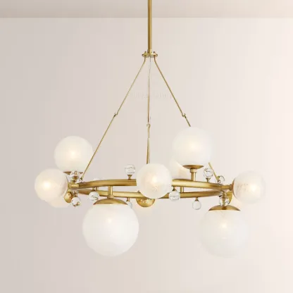 Troolm Round Chandelier-Fullstarlighting