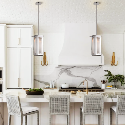 Kalo Rectangle Pendant Light-Fullstarlighting