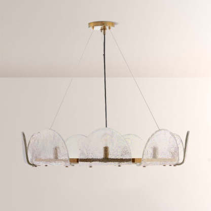 Mendez Glass Round Chandelier