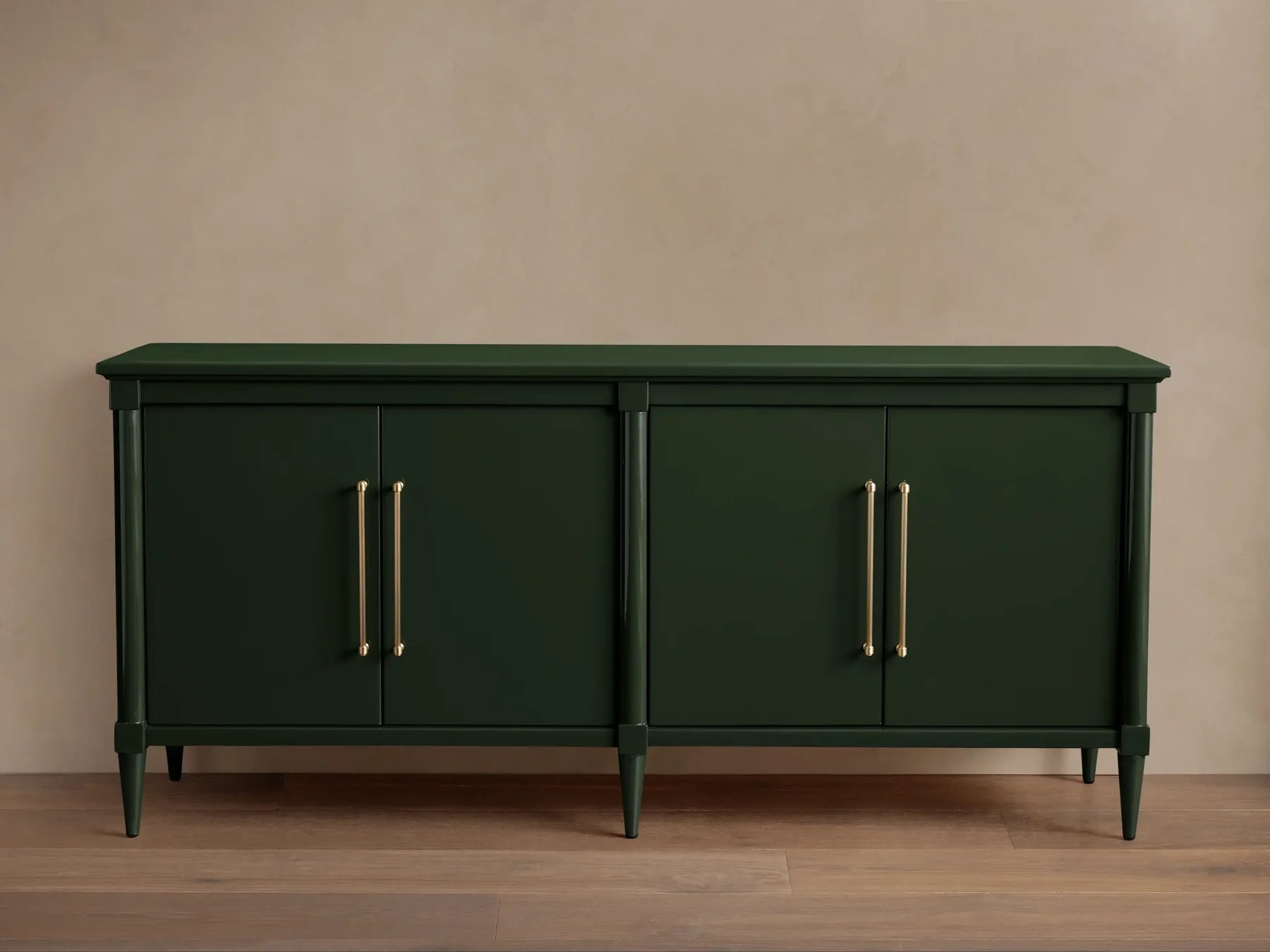 Oakleigh 4-Door Sideboard Solid Wood High Gloss Modern Classic Dining