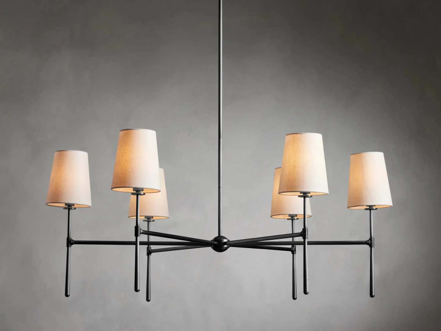 Rhodes Round Chandelier 4/6 Light For Living Room-Fullstarlighting