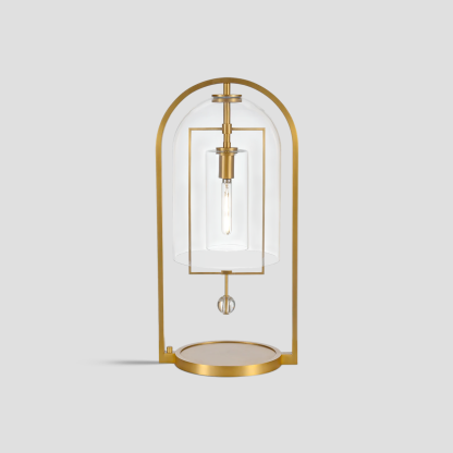 Fulcre Vintage Glass Table Lamp-Fullstarlighting