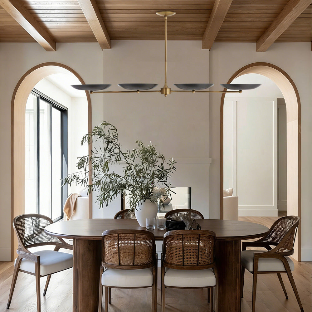 Griffith Bronze Linear Chandelier-Fullstarlighting