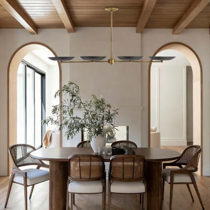Griffith Bronze Linear Chandelier-Fullstarlighting