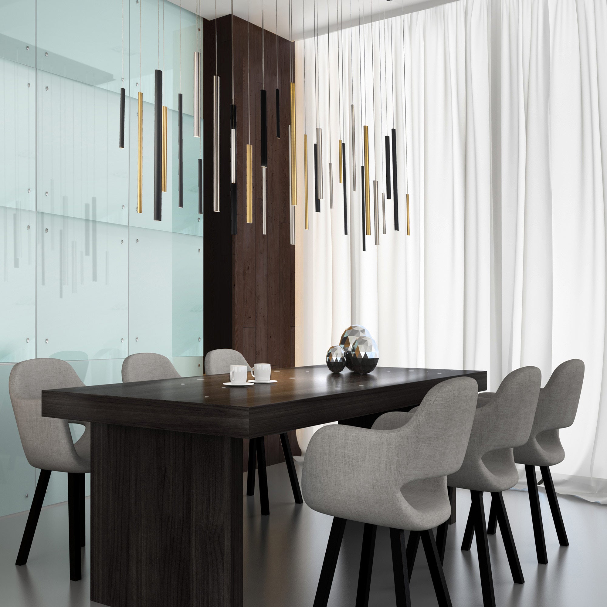 Santana Linear Multi Light Pendant-Fullstarlighting